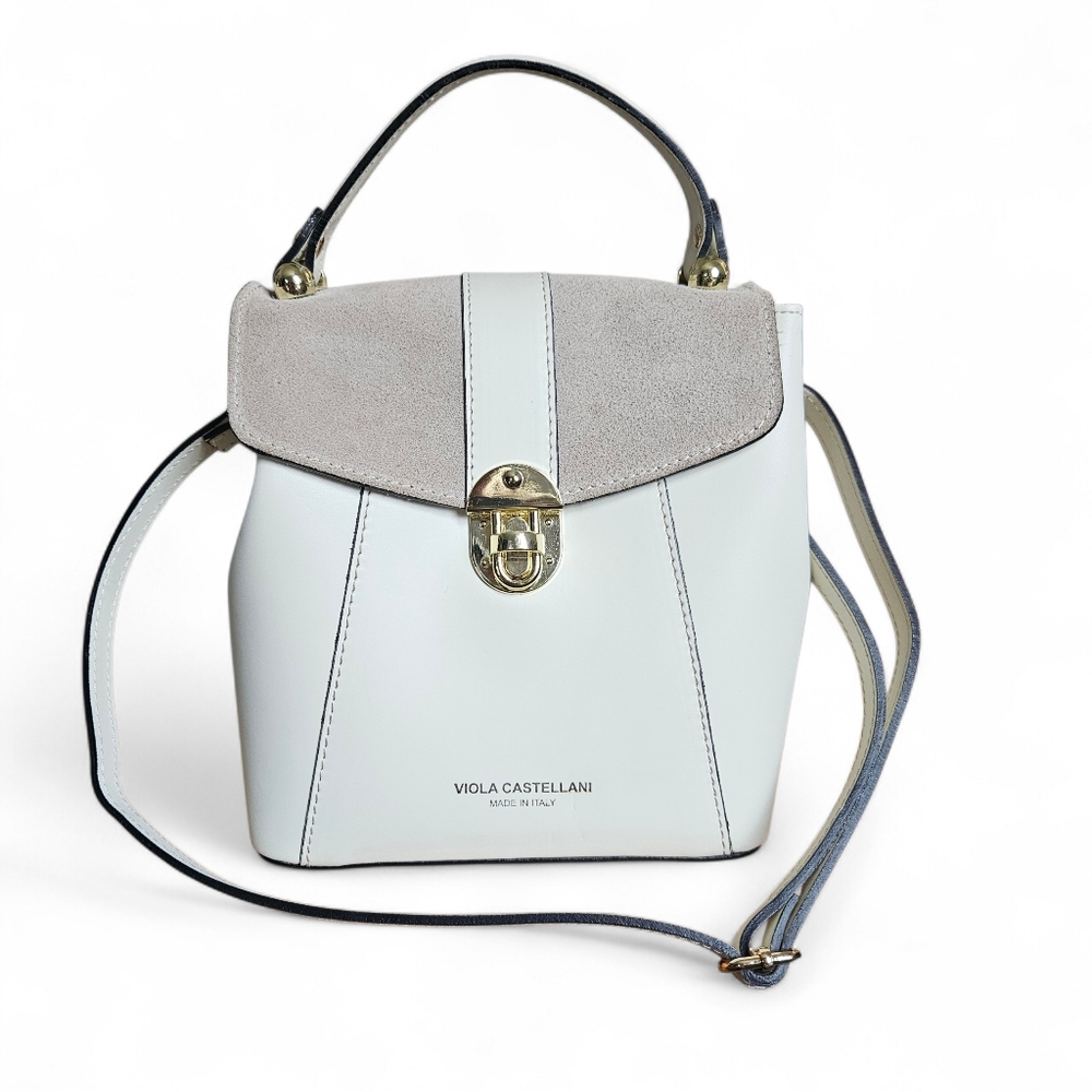 Viola Castellani Leather Convertible Bag